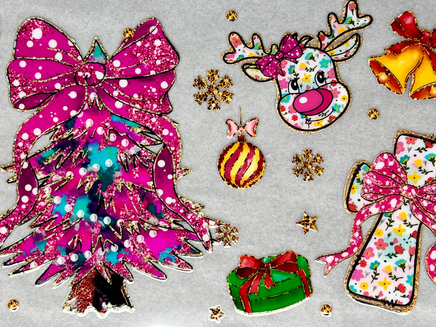 #0023 Pink Glitter Tree