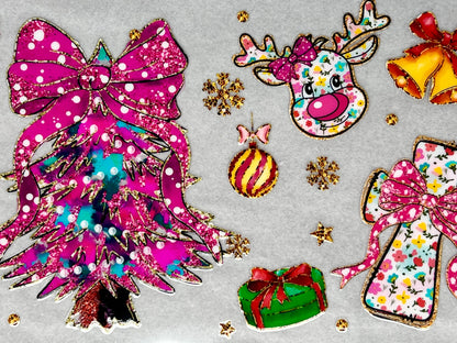 #0023 Pink Glitter Tree