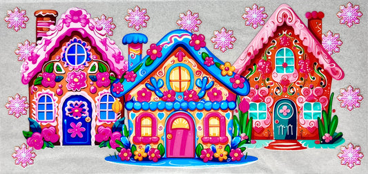 Vibrant Gingerbread House