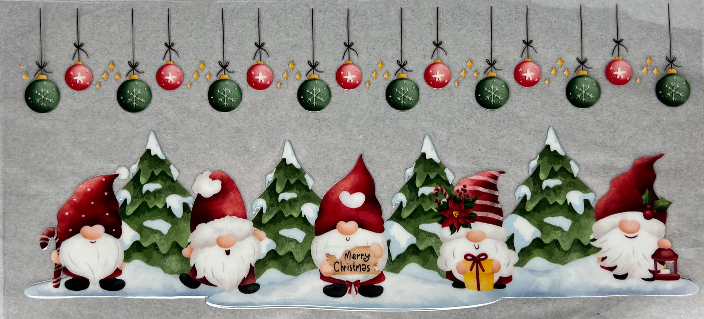 #0004 Gnome- Merry Christmas sign