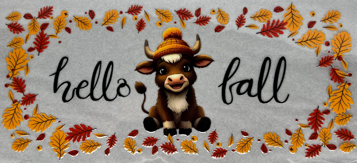 Hello Fall- cow