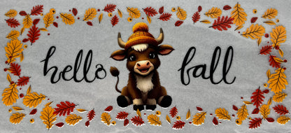 Hello Fall- cow