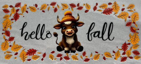 Hello Fall- cow
