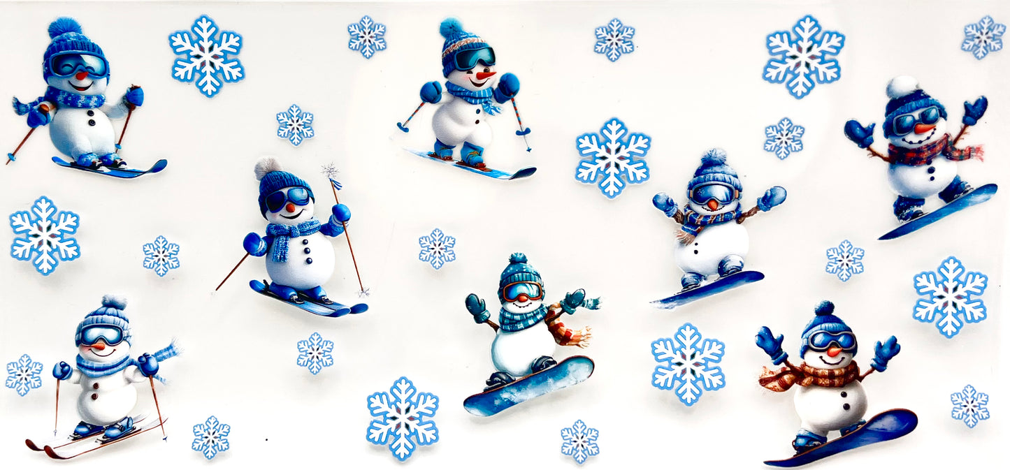 #0540 Skiing Snowman