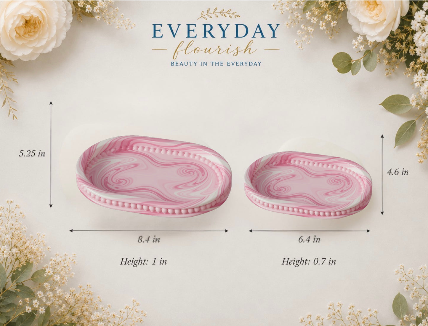 Beaded Edge Trays