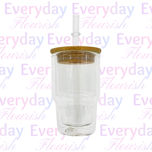 3oz Glass Shot Glass (Snow Globe)
