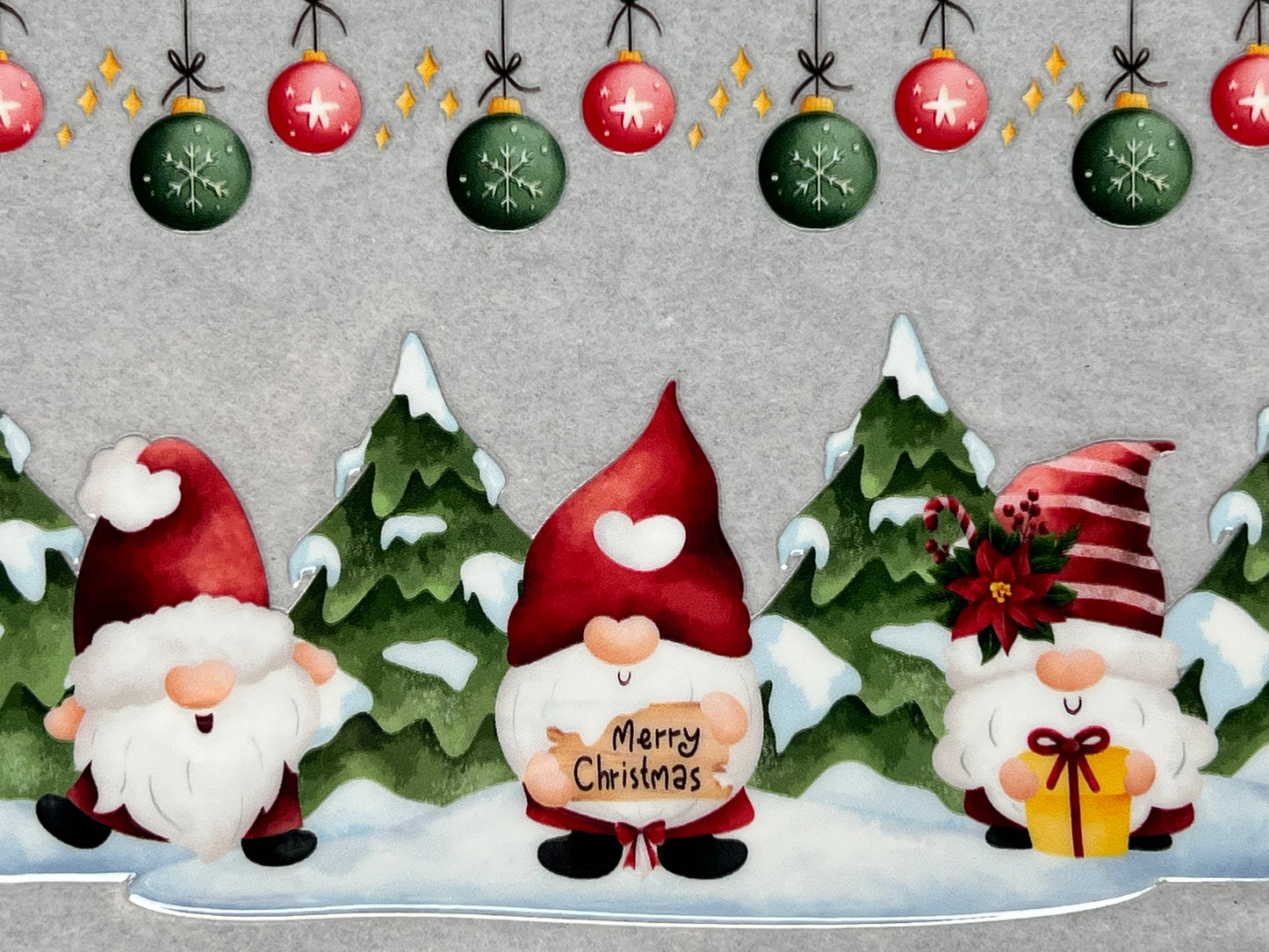 #0004 Gnome- Merry Christmas sign